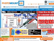 Tablet Screenshot of photomountsuk.co.uk